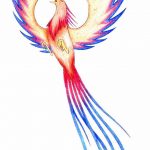 эскизы тату феникса для девушек 08.03.2019 №011 - tattoo sketches - tatufoto.com