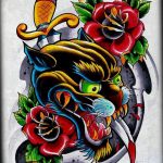 эскизы тату цветные мужские 09.03.2019 №013 - tattoo sketches - tatufoto.com