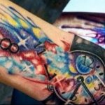 Фото ттату время (часы) 16.04.2019 №354 - tattoo time (hours) - tatufoto.com