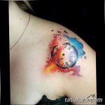 Фото ттату время (часы) 16.04.2019 №555 - tattoo time (hours) - tatufoto.com