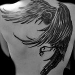 Фото тату черный ворон 15.04.2019 №021 - ideas black raven tattoo - tatufoto.com