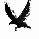 Фото тату черный ворон 15.04.2019 №051 - ideas black raven tattoo - tatufoto.com