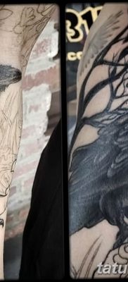Фото тату черный ворон 15.04.2019 №078 — ideas black raven tattoo — tatufoto.com