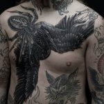 Фото тату черный ворон 15.04.2019 №101 - ideas black raven tattoo - tatufoto.com