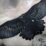 Фото тату черный ворон 15.04.2019 №120 - ideas black raven tattoo - tatufoto.com