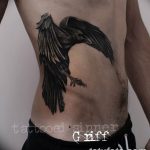 Фото тату черный ворон 15.04.2019 №130 - ideas black raven tattoo - tatufoto.com