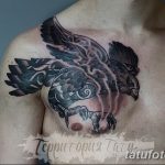 Фото тату черный ворон 15.04.2019 №161 - ideas black raven tattoo - tatufoto.com