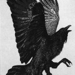 Фото тату черный ворон 15.04.2019 №175 - ideas black raven tattoo - tatufoto.com