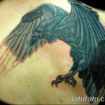Фото тату черный ворон 15.04.2019 №183 - ideas black raven tattoo - tatufoto.com