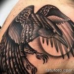 Фото тату черный ворон 15.04.2019 №190 - ideas black raven tattoo - tatufoto.com