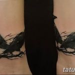 Фото тату черный ворон 15.04.2019 №259 - ideas black raven tattoo - tatufoto.com