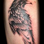 Фото тату черный ворон 15.04.2019 №262 - ideas black raven tattoo - tatufoto.com