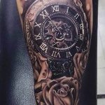 Фото ттату время (часы) 16.04.2019 №016 - tattoo time (hours) - tatufoto.com