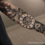 Фото ттату время (часы) 16.04.2019 №038 - tattoo time (hours) - tatufoto.com