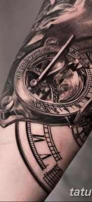 Фото ттату время (часы) 16.04.2019 №074 — tattoo time (hours) — tatufoto.com