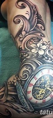 Фото ттату время (часы) 16.04.2019 №086 — tattoo time (hours) — tatufoto.com