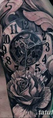 Фото ттату время (часы) 16.04.2019 №089 — tattoo time (hours) — tatufoto.com