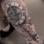 Фото ттату время (часы) 16.04.2019 №091 - tattoo time (hours) - tatufoto.com
