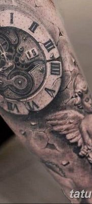 Фото ттату время (часы) 16.04.2019 №091 — tattoo time (hours) — tatufoto.com