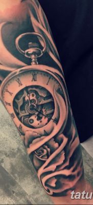 Фото ттату время (часы) 16.04.2019 №092 — tattoo time (hours) — tatufoto.com
