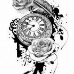 Фото ттату время (часы) 16.04.2019 №306 - tattoo time (hours) - tatufoto.com