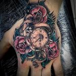 Фото ттату время (часы) 16.04.2019 №380 - tattoo time (hours) - tatufoto.com