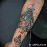 Фото ттату время (часы) 16.04.2019 №420 - tattoo time (hours) - tatufoto.com