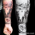Фото ттату время (часы) 16.04.2019 №440 - tattoo time (hours) - tatufoto.com