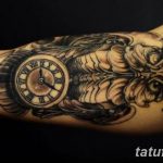 Фото ттату время (часы) 16.04.2019 №466 - tattoo time (hours) - tatufoto.com