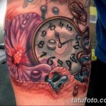 Фото ттату время (часы) 16.04.2019 №523 - tattoo time (hours) - tatufoto.com