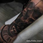 Фото ттату время (часы) 16.04.2019 №536 - tattoo time (hours) - tatufoto.com