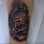 Фото ттату время (часы) 16.04.2019 №606 - tattoo time (hours) - tatufoto.com