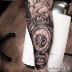 Фото ттату время (часы) 16.04.2019 №611 - tattoo time (hours) - tatufoto.com