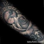 Фото ттату время (часы) 16.04.2019 №629 - tattoo time (hours) - tatufoto.com