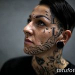 фото тату на лице 29.04.2019 №001 - face tattoo - tatufoto.com