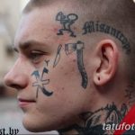 фото тату на лице 29.04.2019 №017 - face tattoo - tatufoto.com