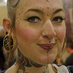фото тату на лице 29.04.2019 №023 - face tattoo - tatufoto.com