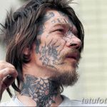 фото тату на лице 29.04.2019 №033 - face tattoo - tatufoto.com