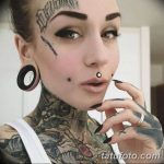 фото тату на лице 29.04.2019 №034 - face tattoo - tatufoto.com