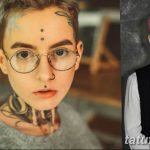 фото тату на лице 29.04.2019 №059 - face tattoo - tatufoto.com