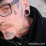 фото тату на лице 29.04.2019 №067 - face tattoo - tatufoto.com