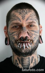 фото тату на лице 29.04.2019 №079 - face tattoo - tatufoto.com