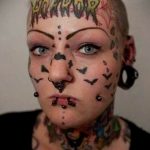 фото тату на лице 29.04.2019 №080 - face tattoo - tatufoto.com