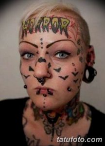 фото тату на лице 29.04.2019 №080 - face tattoo - tatufoto.com