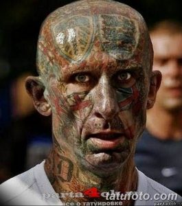 фото тату на лице 29.04.2019 №082 - face tattoo - tatufoto.com