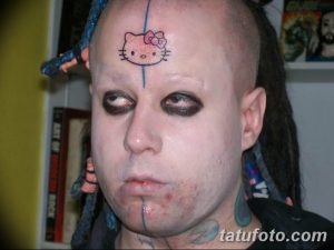 фото тату на лице 29.04.2019 №085 - face tattoo - tatufoto.com