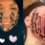 фото тату на лице 29.04.2019 №087 - face tattoo - tatufoto.com