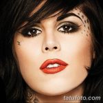 фото тату на лице 29.04.2019 №101 - face tattoo - tatufoto.com