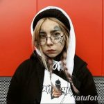 фото тату на лице 29.04.2019 №106 - face tattoo - tatufoto.com