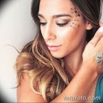 фото тату на лице 29.04.2019 №141 - face tattoo - tatufoto.com